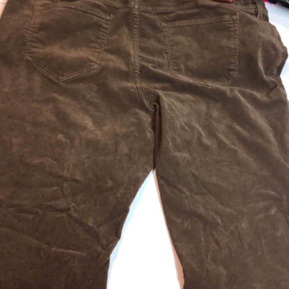 Lands End Womens Pants Corduroy Brown Mid Rise Demi Bootcut Sz 22W - Picture 12 of 12